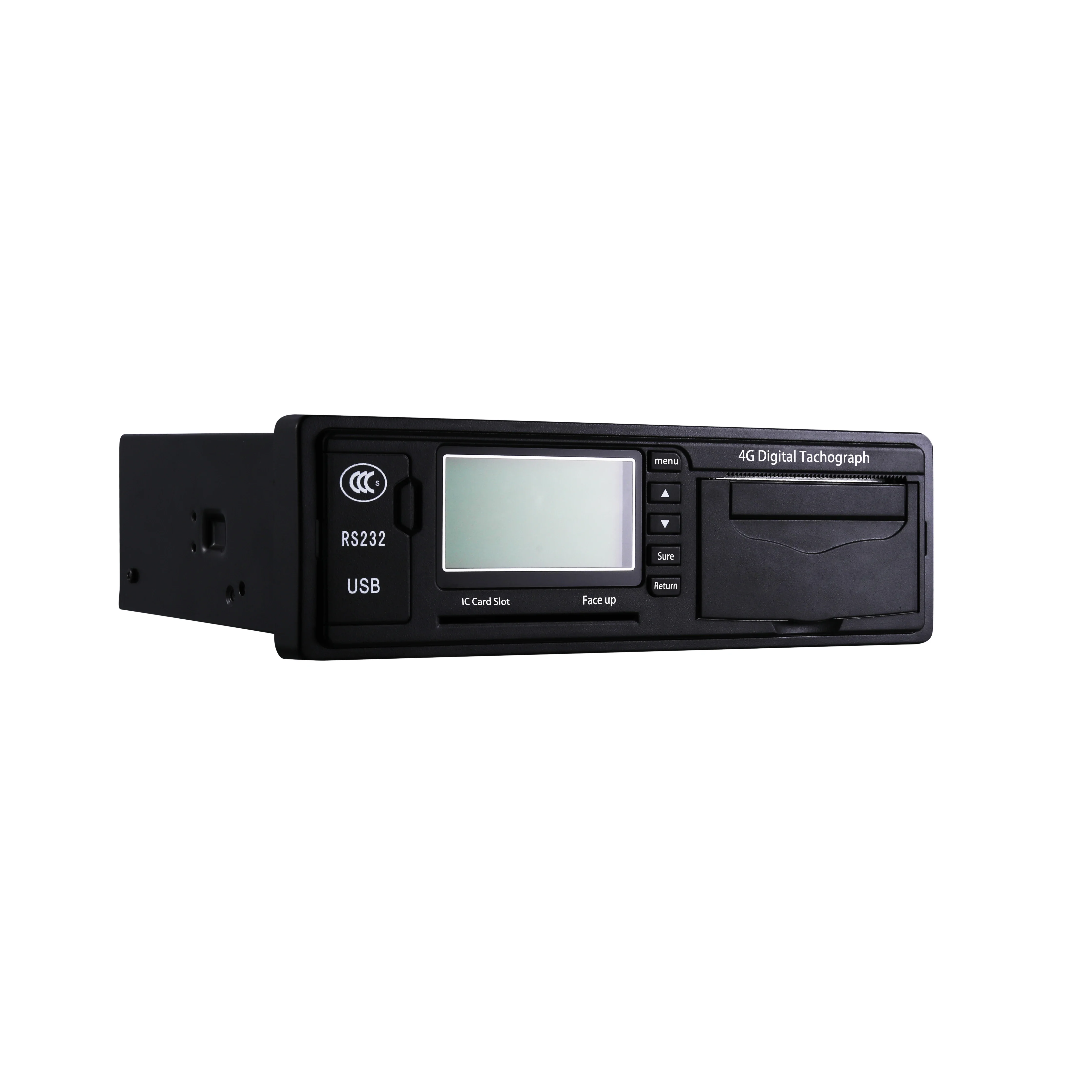 

Selling OEM Quad band 2G 4G car gps tracking device digital tachograph with LCD for Taxi / BUS