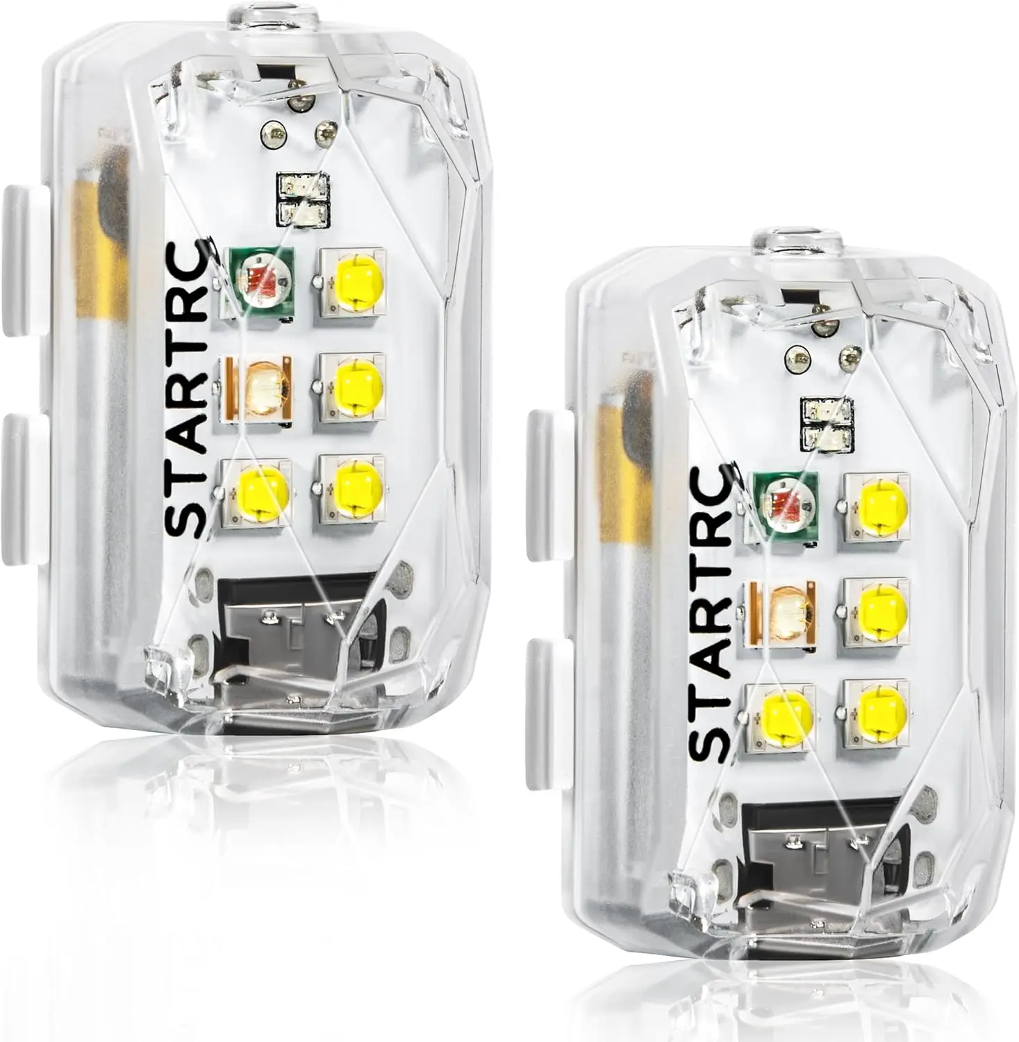 STARTRC Drone Strobe Light Anti Collision Light Rechargable Flash Led Lamplight for DJI Neo and All RC Drones Accessory 2pc
