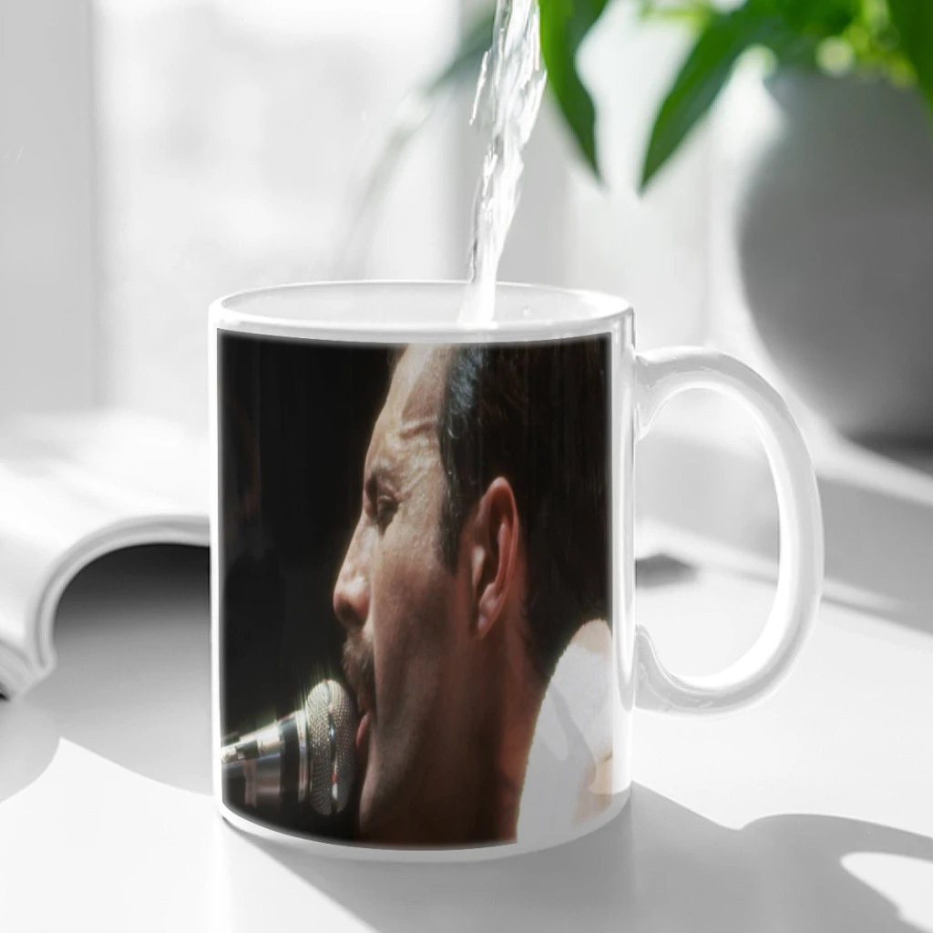 

Queen Band Music Coffee Mug 11oz Fun Ceramic Coffee Tea Cocoa Cup Handle Tea Drink Cup