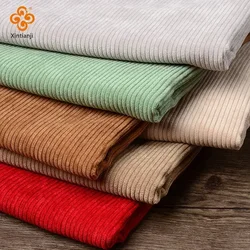 4mm Rib Corduroy Fabric Solid Color for Sewing Winter Jackets Shirts Hoodie Cloth Padded Trousers Soft Velvet Fabric Sofa Cover