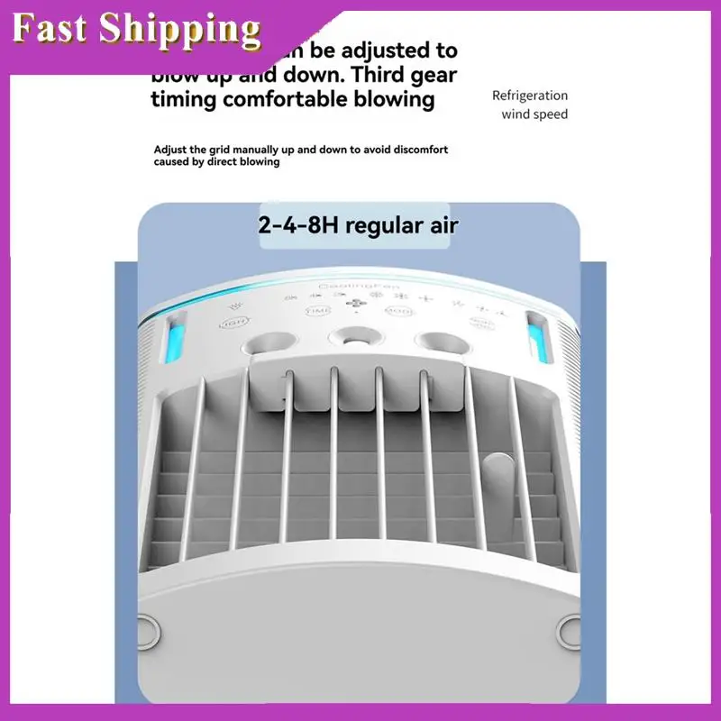 ABRI-Mobile Refrigeration Cooler, Small Household Humidification Fan, Portable Desktop Air Conditioning Unit