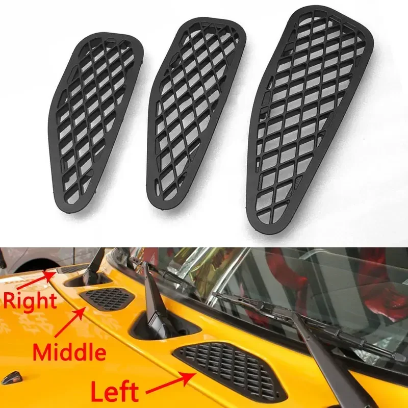 For Toyota FJ Cruiser 2007-2021 Heater Duct Hole Cover Air Cowl Grille Trim LHD
