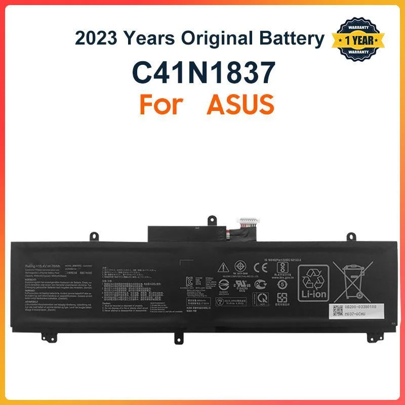 C41N1837 0B200-03380100 Laptop Battery for GU502GU GU502GV GU532GU GX502GV GX502GW 15.4V 76Wh