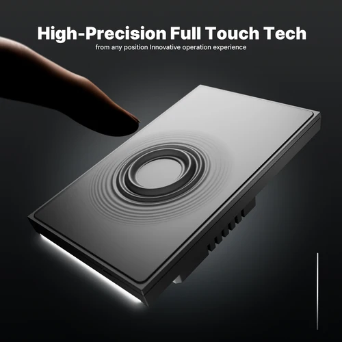 Imagen 2 del producto MOES Tuya ZigBee Star Feather Switch US Smart Air Touch con escena de luz neutra 2 en 1 aplicación remota Control con Alexa Google Home