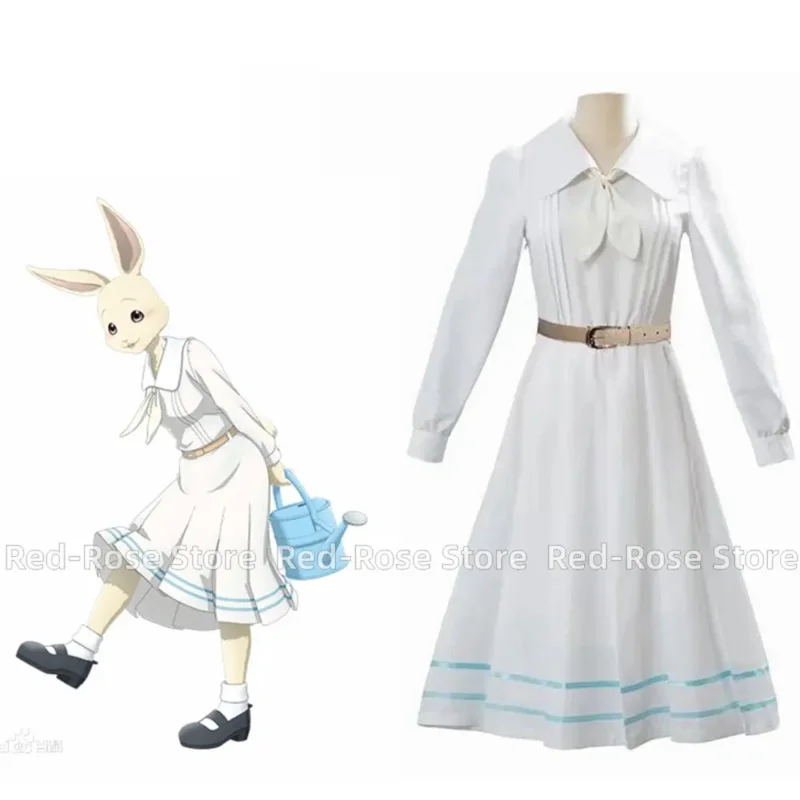 Disfraz unisex de Anime Cos BEASTARS Haru Rabbit, conjuntos de fiesta de Navidad y Halloween, trajes de uniforme