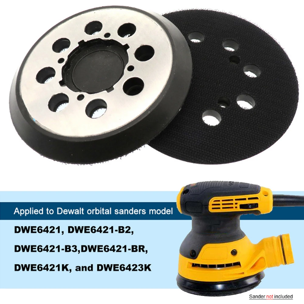 

5Inch 125MM 8 Holes Backup Metal Polishing Disc 4 Bolts Hook＆Loop Sander Backing Pad