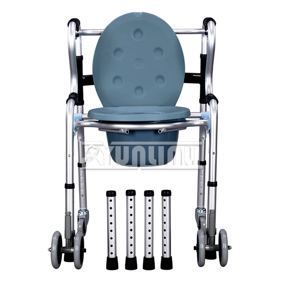 Yunlin Li Rehabilitation Aluminum Alloy Toilet Chair For Disabled People With Toilet Walker
