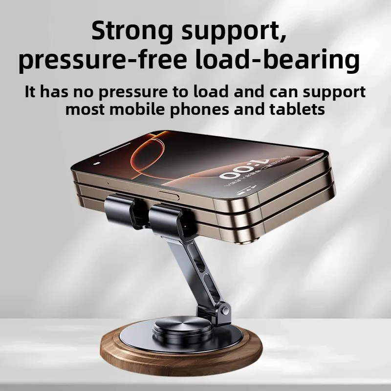 Wood Phone Holder Stand Mobile Smartphone Support Tablet Stand Desk Cell Phone Holder Foldable Stand Portable Mobile Holder