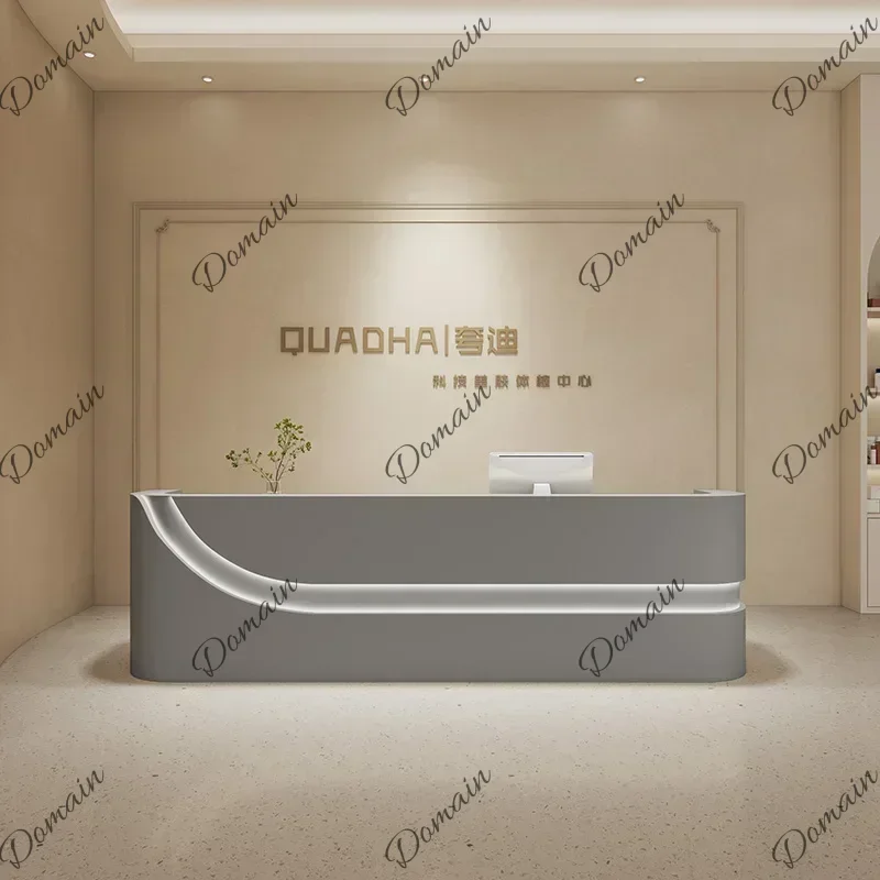 46 X Organizers Modern Reception Desk Counter Stroe Office Table Conference Desk Console Meuble Nordic Mostrador Trendy Furnitur