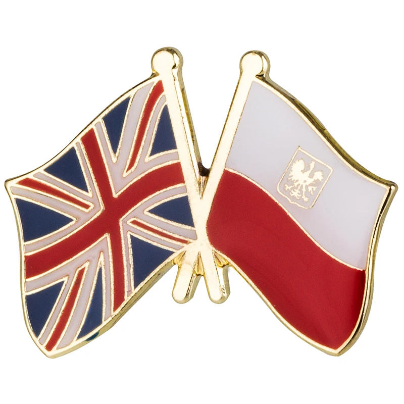 Poland Flag Laple Pin Badge Brooch