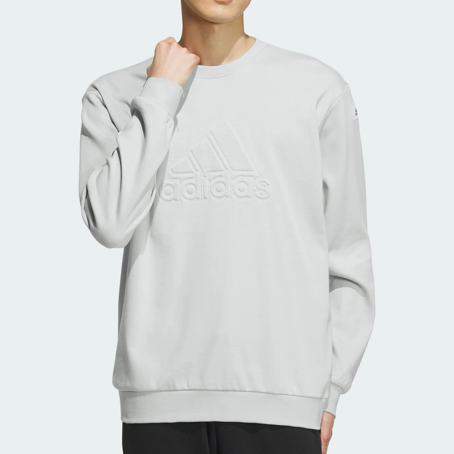 

Мужская простая и модная трикотажная спортивная толстовка с капюшоном Adidas Originals IK2795