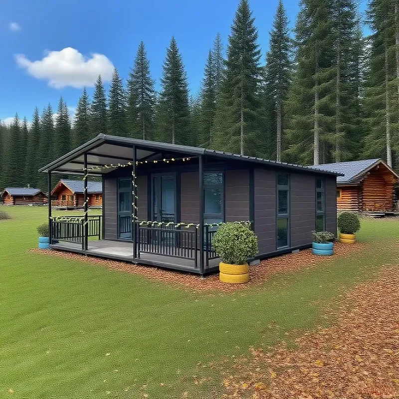 for Custom Double Wings Expandable Container House 20ft 40ft Steel Prefab Home Portable Living Space Office Durable Modular