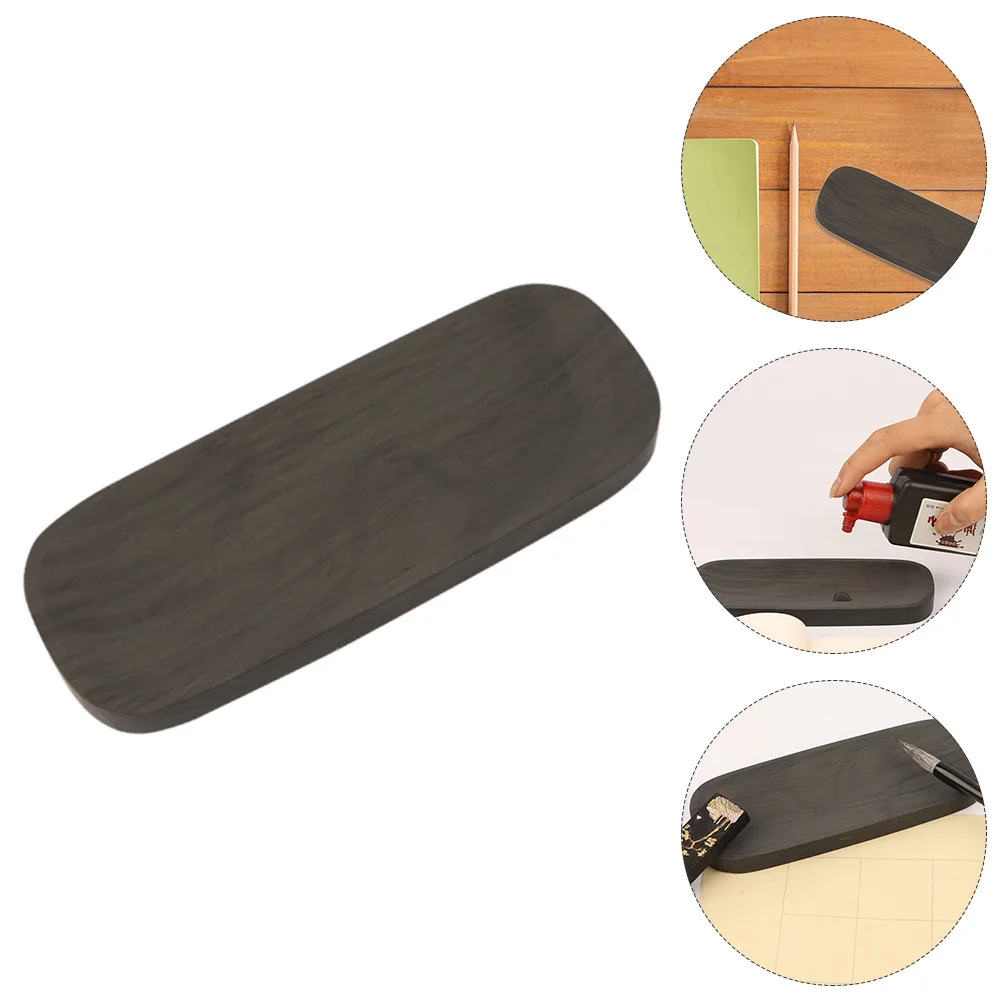 

Small Students Practice Luo Chinese Inkstone Durable Carved Ink Slab Inkslab for Calligraphy Painting Accessories