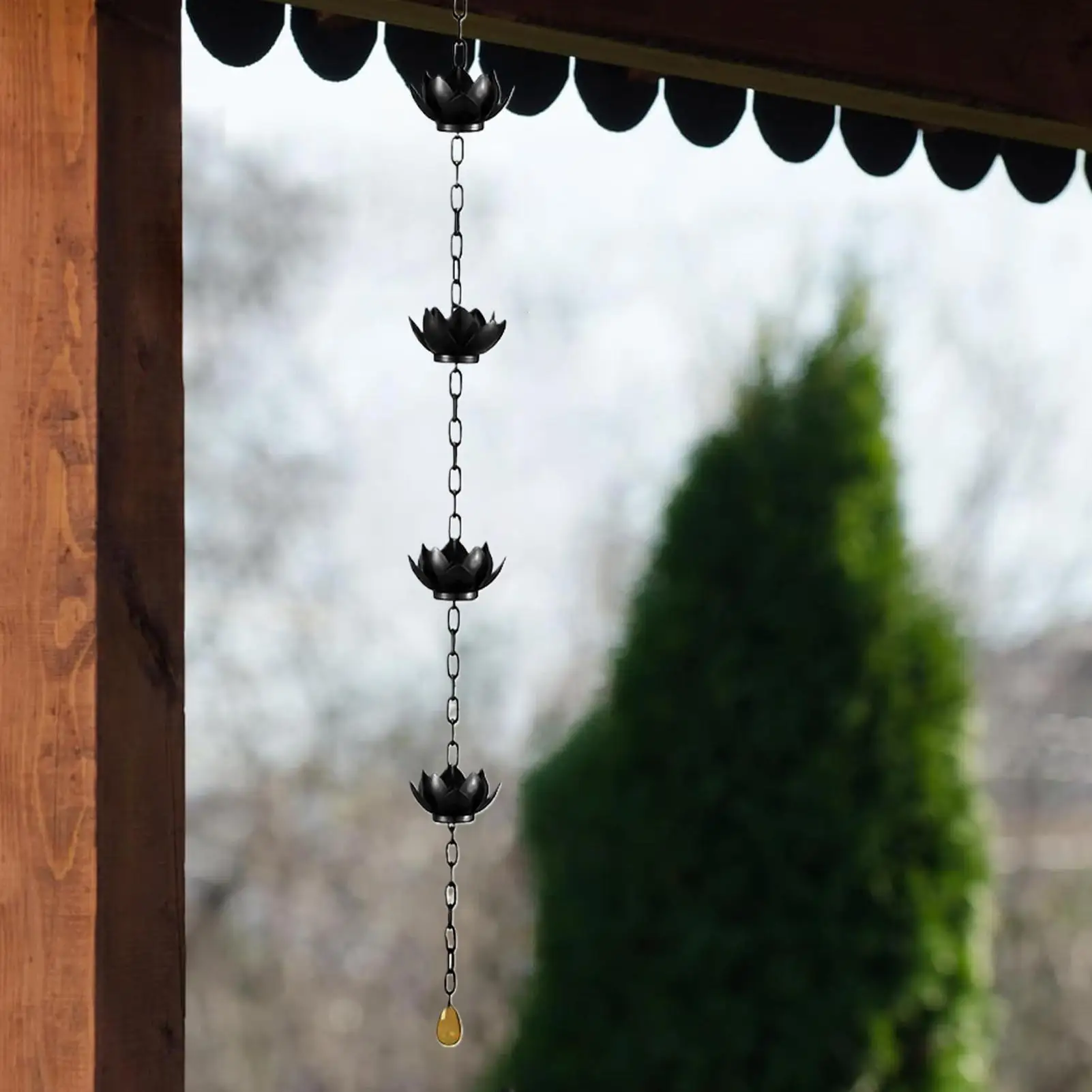 

Цепи для желобов от дождя, садовый декор, ловушка для дождя, нержавеющая водяная цепь, водосточная труба для дома, двора, пейзажные архитекторы