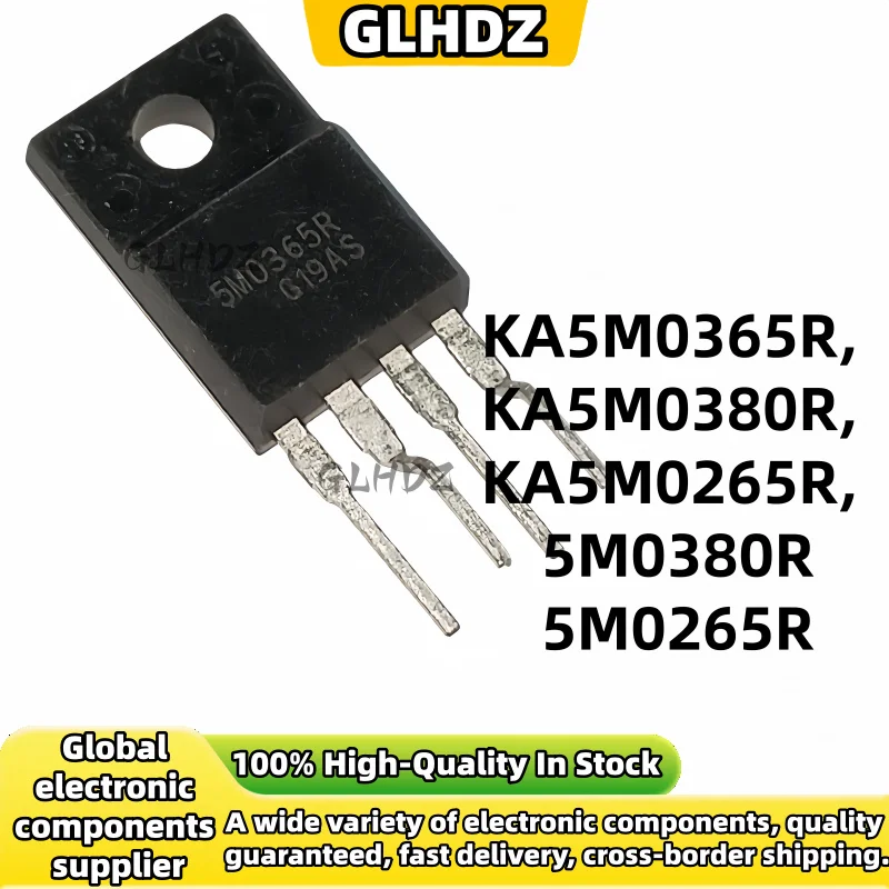 5-10PCS KA5M0365R, TO-220F, KA5M0365, KA5M0380R, KA5M0265R TO220F-4, 5M365R, 5M0365R, 5M0380R, 5M0265R