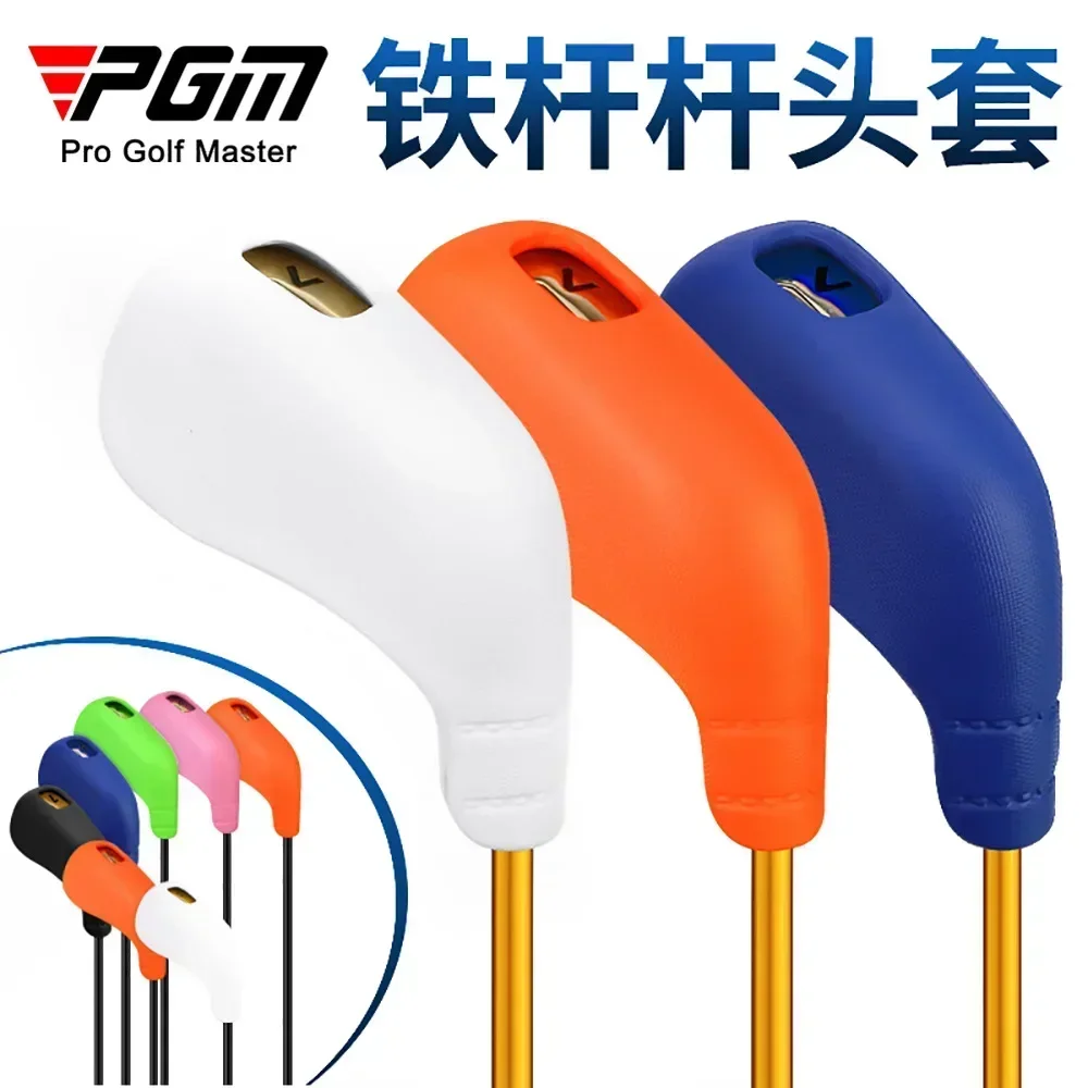 PGM Golf Club Head Cover Soft Rubber Iron Cover Iron Protection Sleeve Full Set Of 8