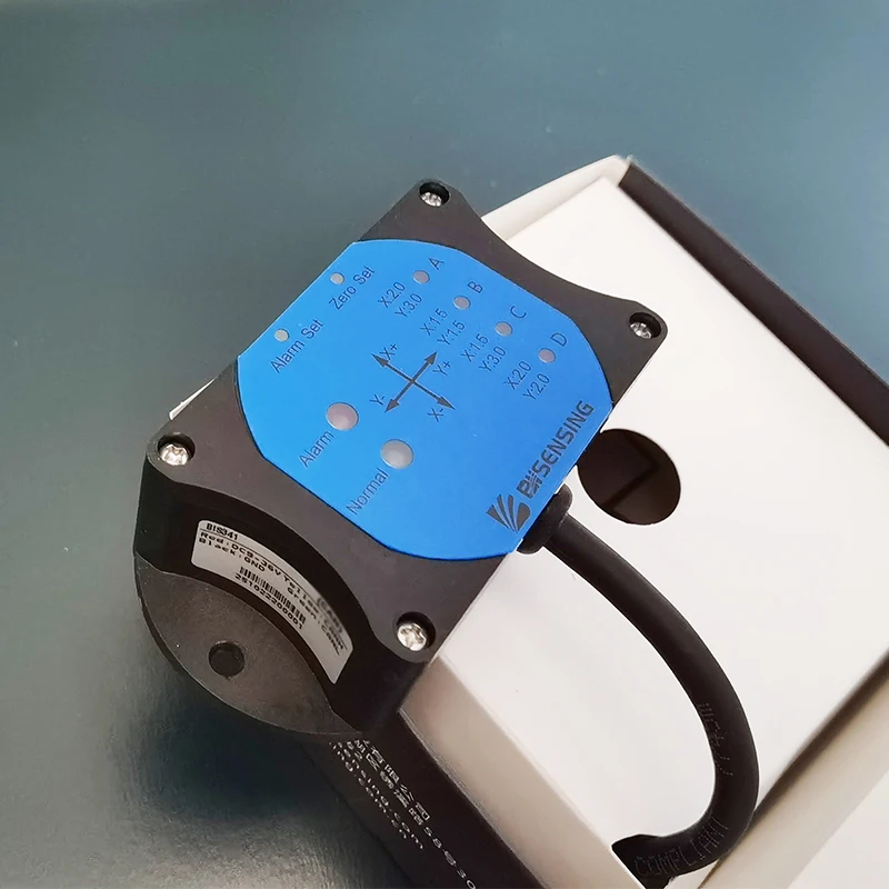 

BIS341 Two-Axis Tilt Switch Inclinometer Alarm Angle Sensor 9-35V with Precision 0.1 Resolution 0.01-0.05 Output TTL / CAN