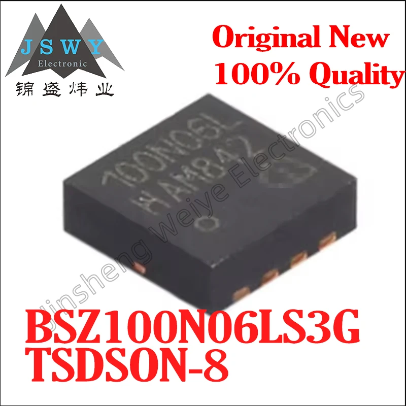 

(10/50pcs) BSZ100N06LS3G TSDSON-8 100N06L 60V20A N Channel Field Effect Tube New Original Spot Electronics