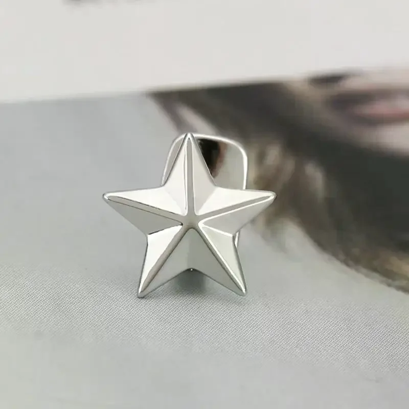 Star Teeth Grillz Hip Hop Gold Silver Color Tooth Caps For Women Men Jewelry