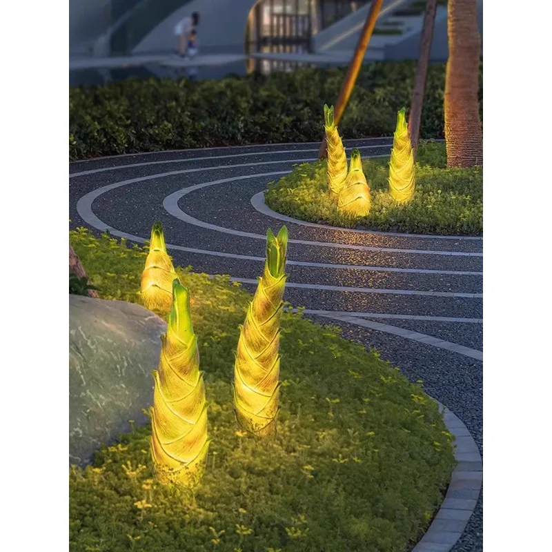 

Outdoor solar bamboo light LED park courtyard landscape light emitting bamboo tube simulation bamboo shoot