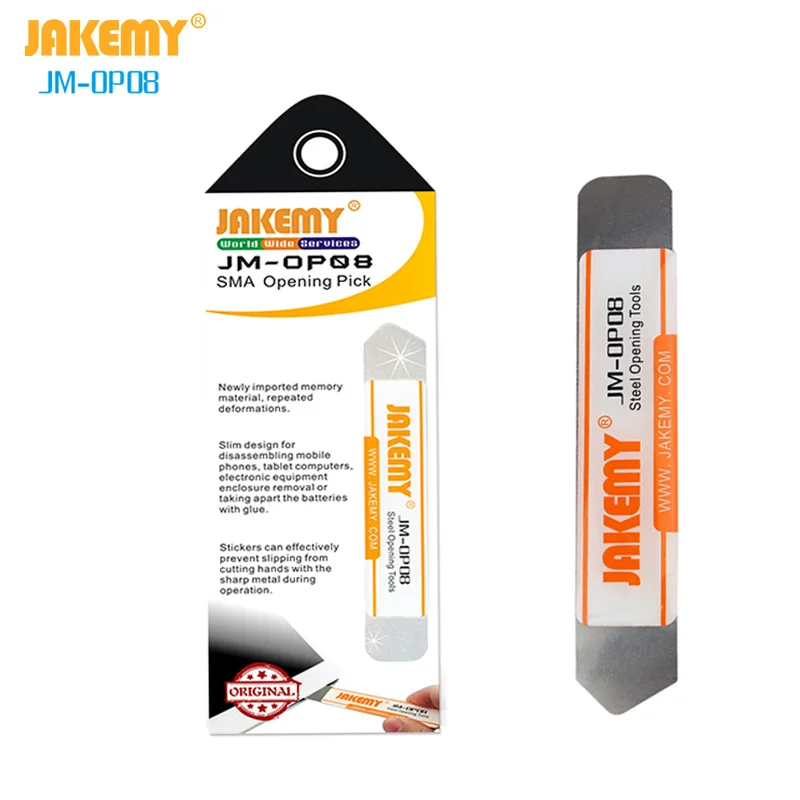 JAKEMY JM-OP08 Stainless Steel Spudger Pry for iPhone iPad Samsung Mobile Phone Tablet LCD Screen Opening Repair Tools