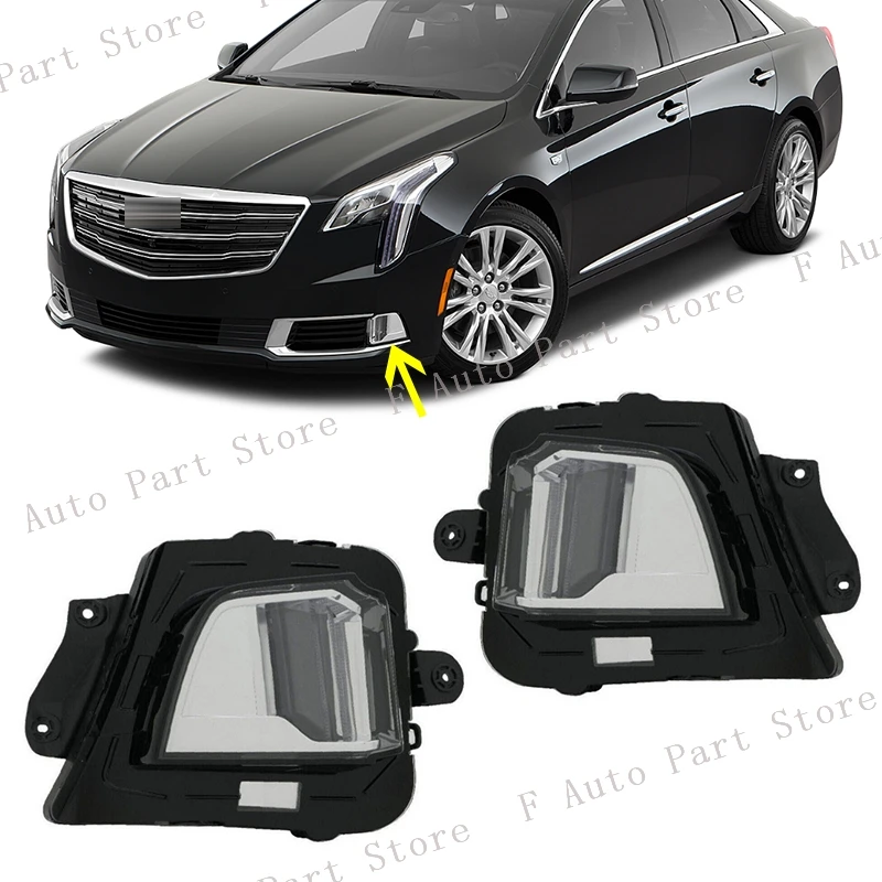 

Foglight For Cadillac XTS 2018 2019 Front Bumper DRL Daytime Driving Running Lamp Light