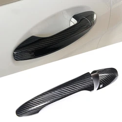 ROLFES For Mercedes Benz A C E S CLA GLA GLC GLE GLS AMG GT Class Carbon Fiber LHD Door Handle Cover Exterior Trim Accessories