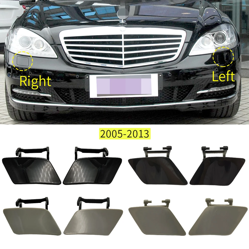 

For Mercedes Benz W221 Front Bumper Headlight Washer Spray Cover Cap For Benz S -Class 2005-2013 S300 S320 S350 S400 S500