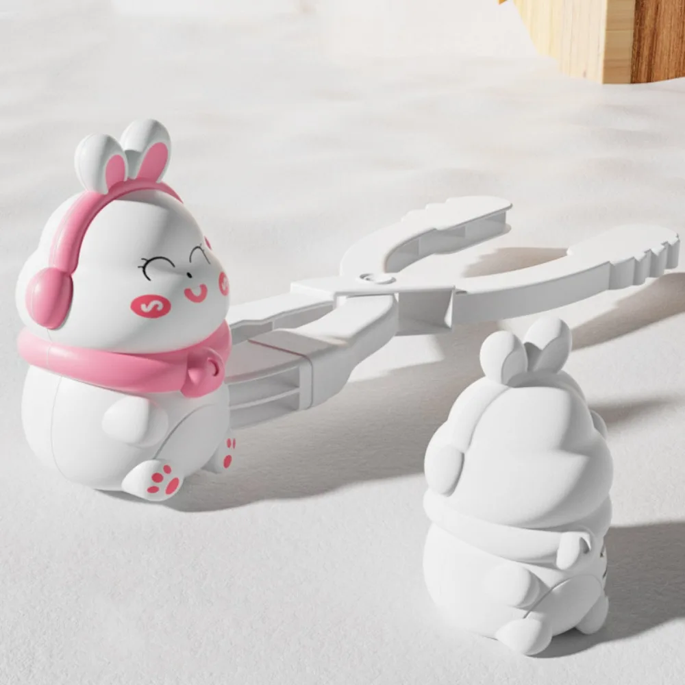 

Plastics Winter Snowball Maker Toy Dinosaur Anti-slip Handle Snow Duck Ball Making Tool Durable 34cm Snow Sand Ball Making Molds