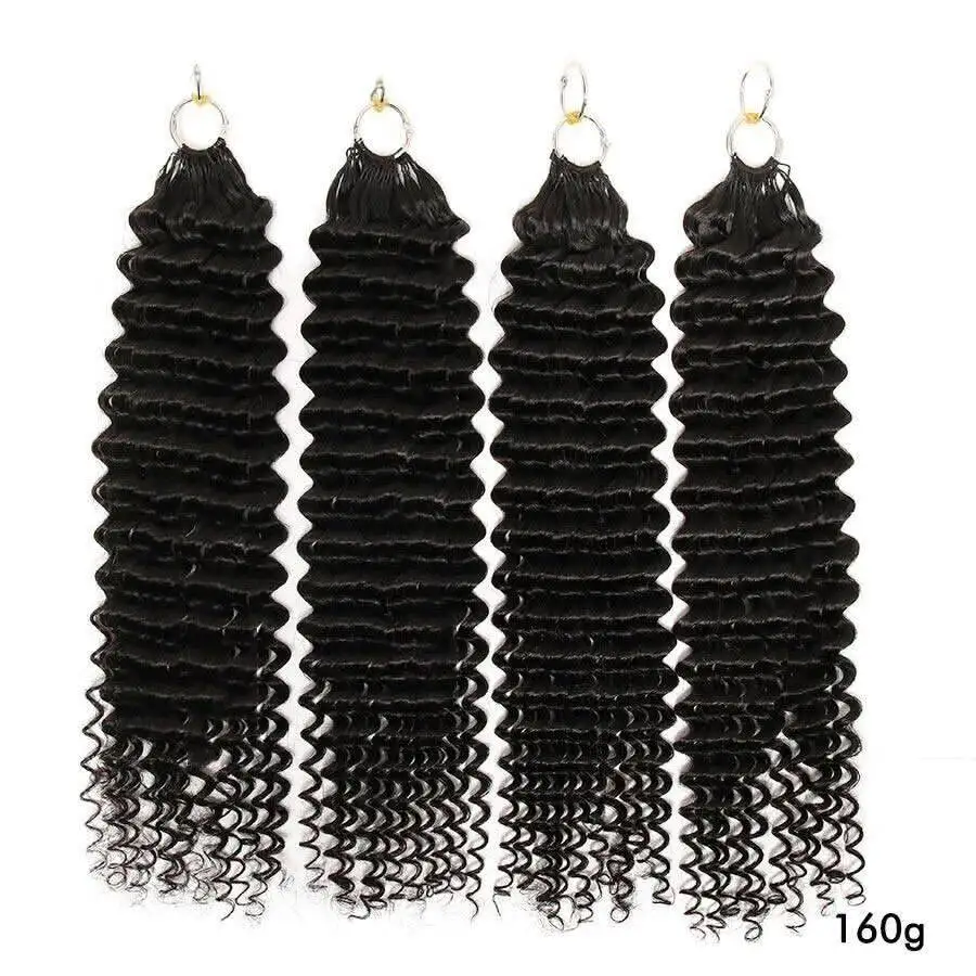 

Бирманские кудрявые волосы для наращивания, предварительно разделенные, 100% натуральные человеческие волосы, необработанные.