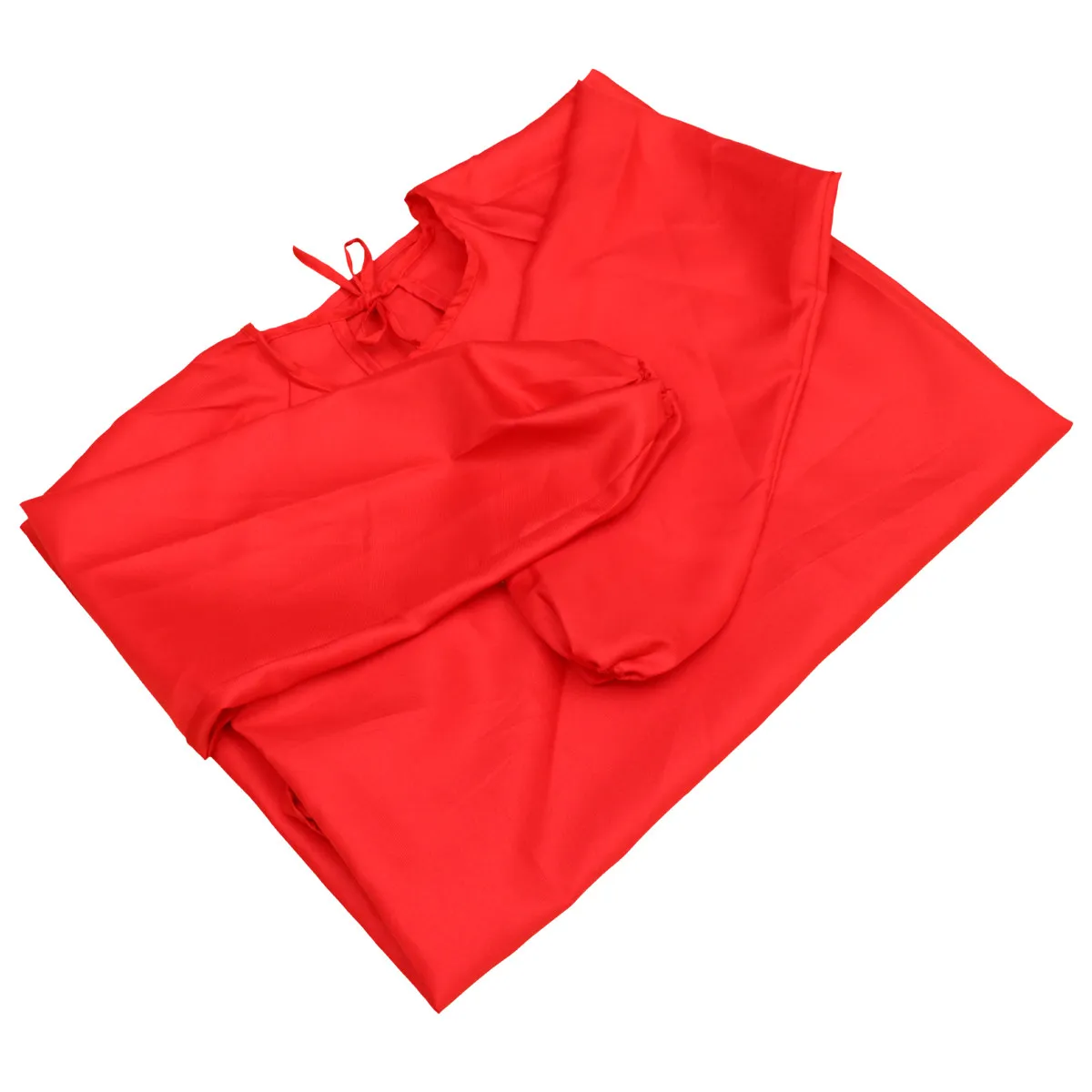 1Pcs Art Smock Long Sleeve Painting Apron Drawing Smock Watercolor Clothes Protector Craft Activity Paint Coat Red Xxl