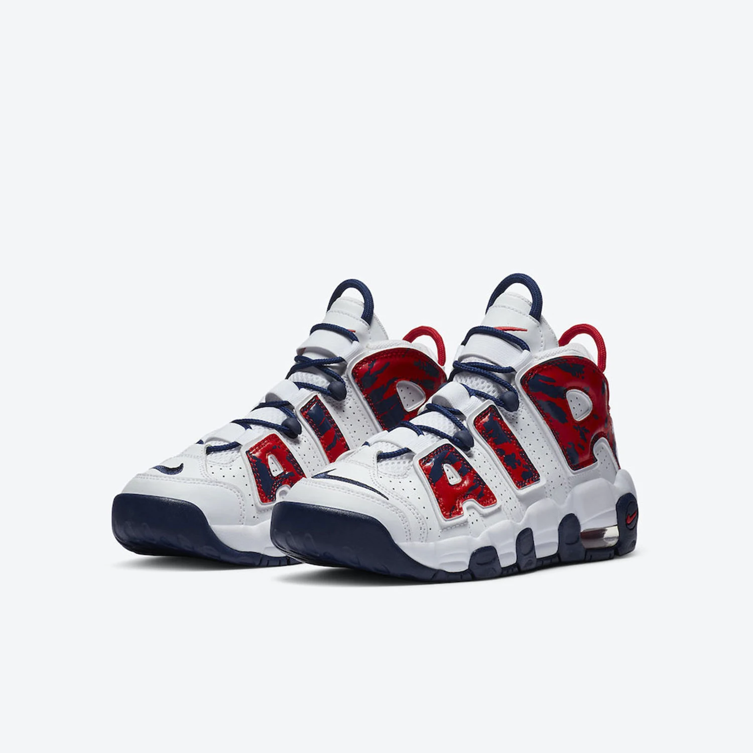

Nike Authentic Air More Uptempo (GS) Youth Air Cushion Sports Basketball Shoes CZ7885-100