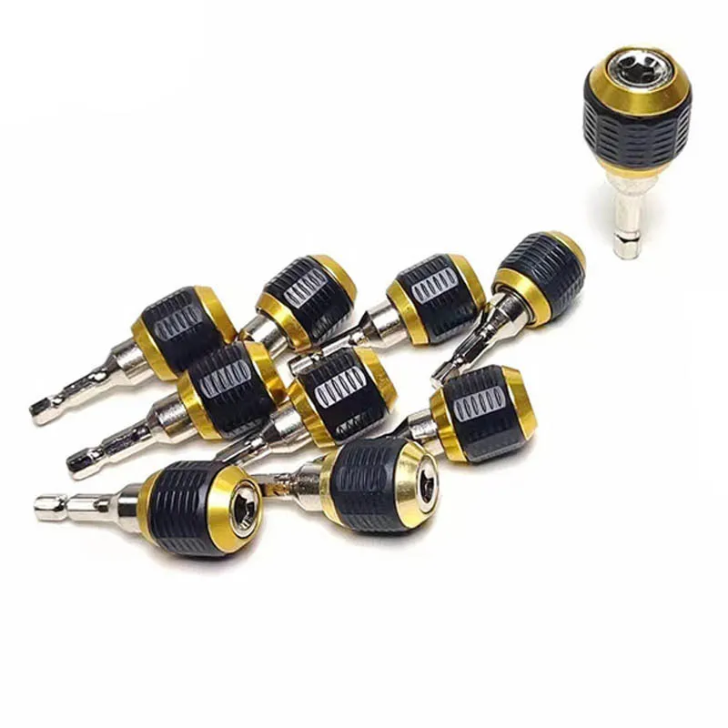 1/4 Inner Hex Handle Quick Coupling Drill Bit Hex Shank 60mm Keyless Drill Chuck Driver Quick Change Convertor Adapter Converter