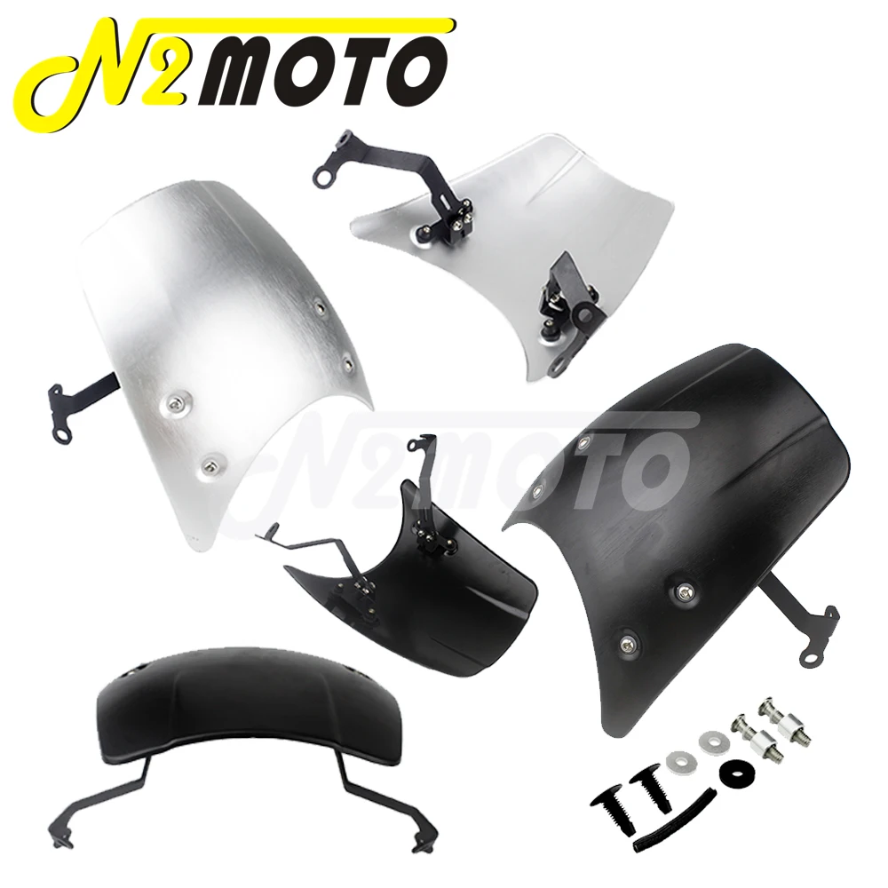 Motorcycle Front Engine Case Cover Rear Fender Eliminator Turn Signal Tail Light For BMW R Nine T 2014-18 Accessories Windshield