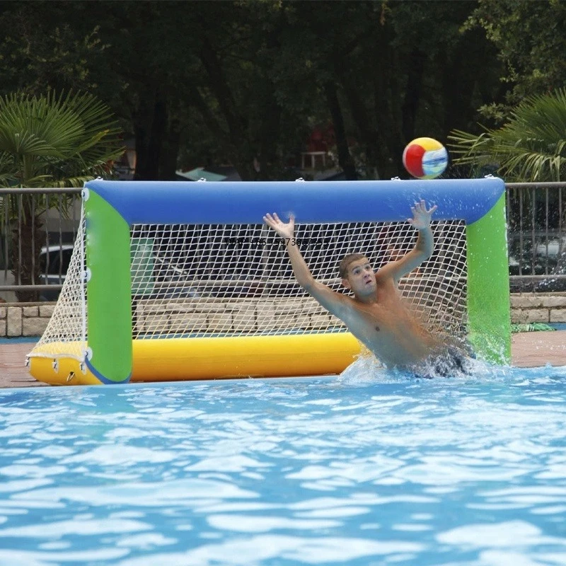 

Outdoor sports goal Inflatable water polo cage goal with net