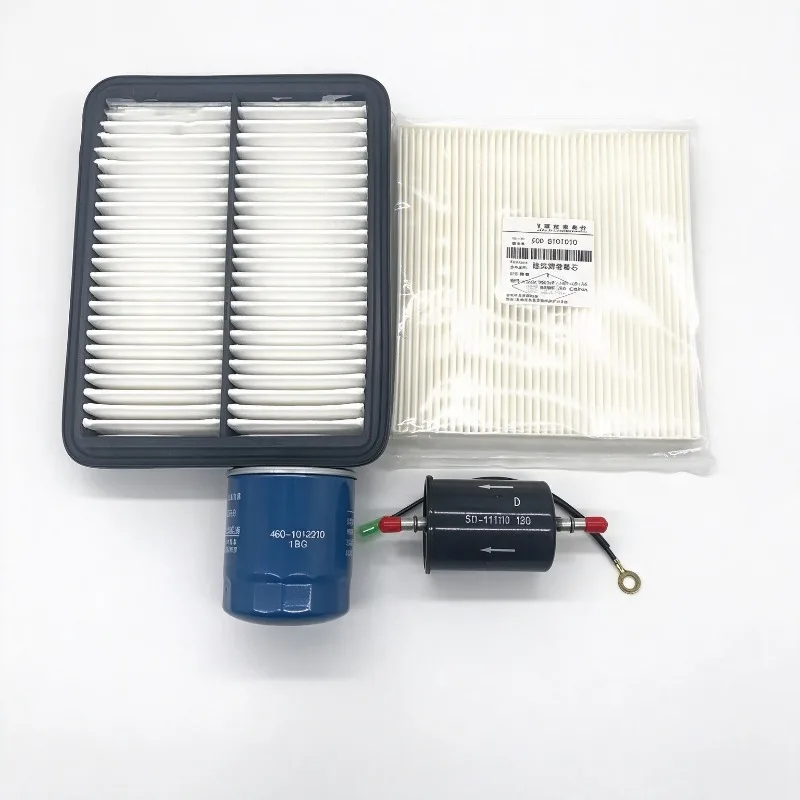 Filter Sets For Chery Arrizo 6,GX Air,Oil,Cabin,Fuel Filter J42-1109111/480-1012010/S11-1117110/J60-8107910