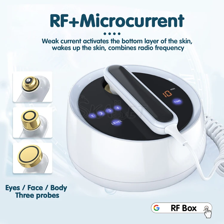 Portable RF Radio Frequency Facial Lifting Machine Body Face Massager Wrinkle Removal