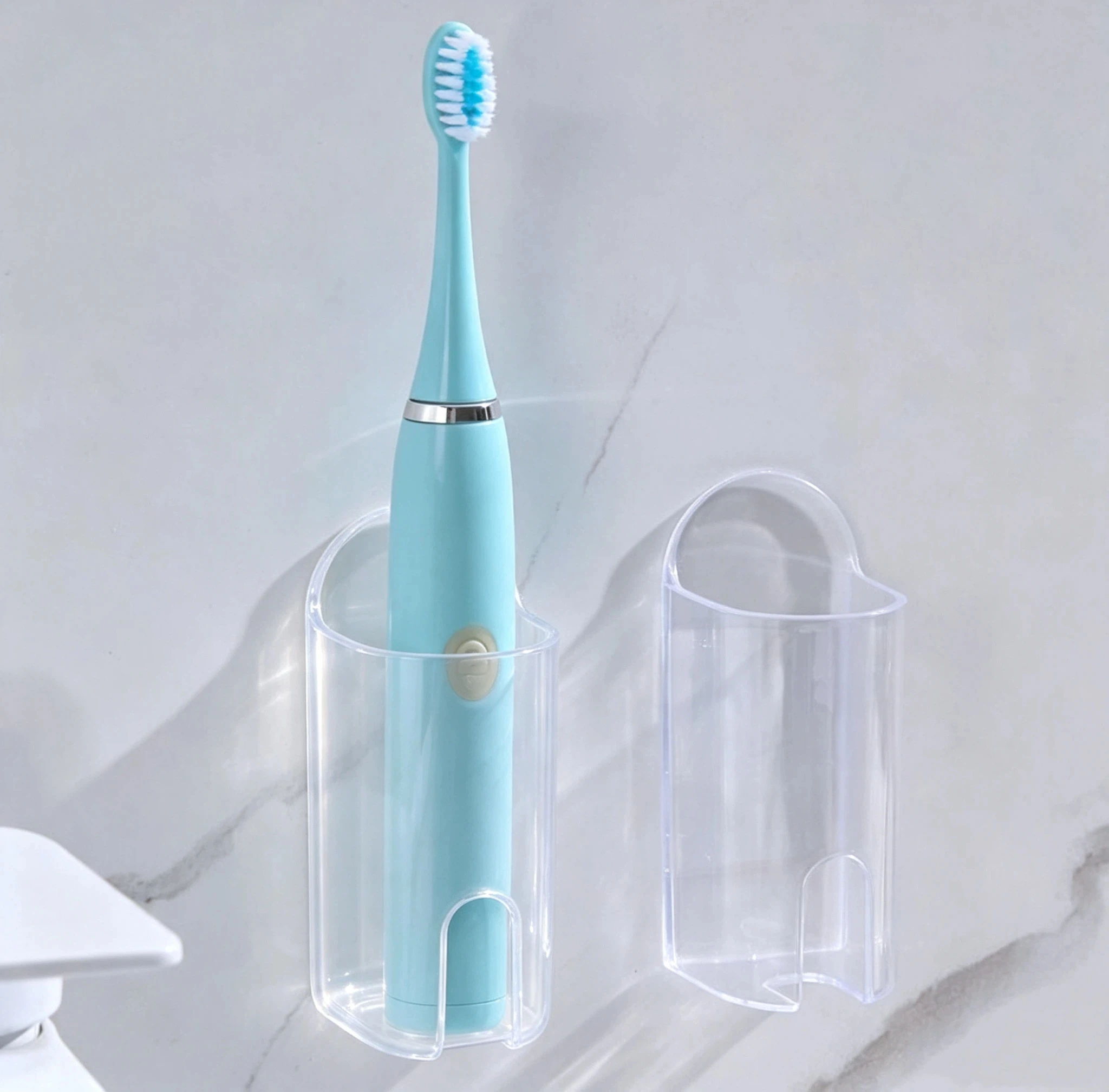 1Pc Electric Toothbrush Holder Toothbrush Hanging Rack Wall-mounted Toothbrush Storage Base Tooth Care Storage Stand