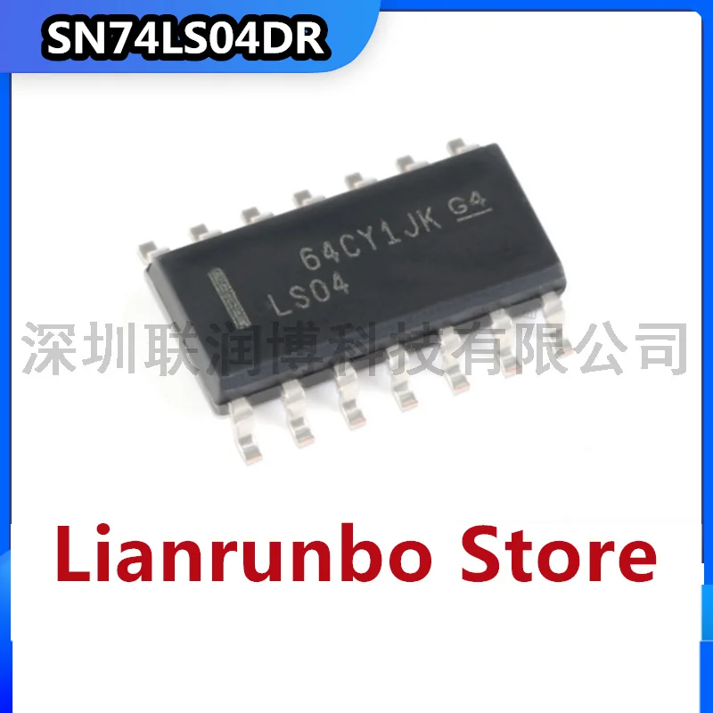 

Original SN74LS04DR SOIC-14 six-way inverter chip logic chip