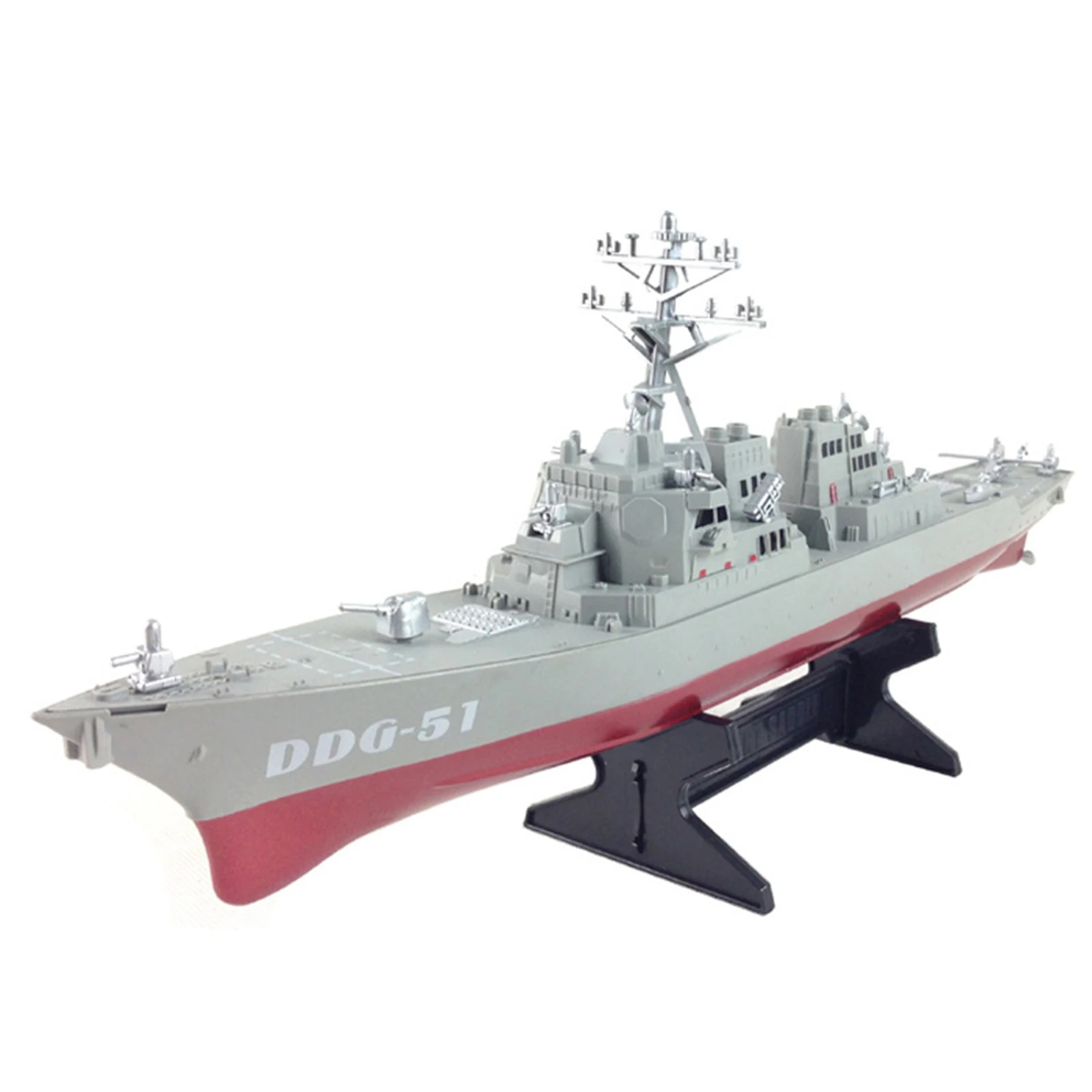 

Missile Ship Model Static Finished Warship Model Warship Destroyer Ornaments Military Plastic Model Toys Hobbies Children Gifts