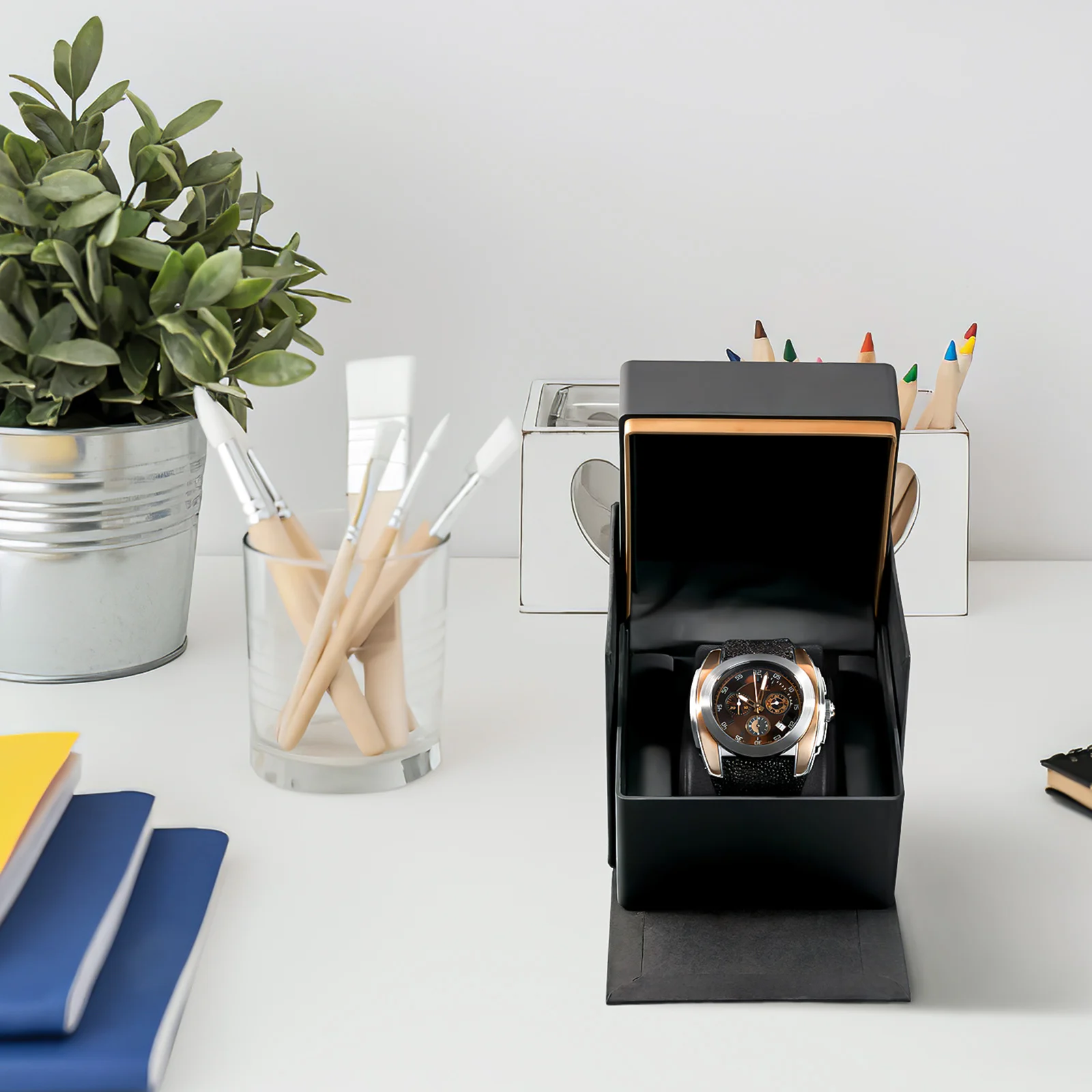 

4 pcs Watch Pillow Small PU Cushions for Wrist Bracelet Display Storage Protection Classic Design Premium Material DIY