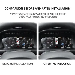 Nano Transparent Protective Film for Volvo XC60 XC40 XC90 S60 S90 V60 V90 2018-2023 Instrument Dashboard Anti -scratch Fitting