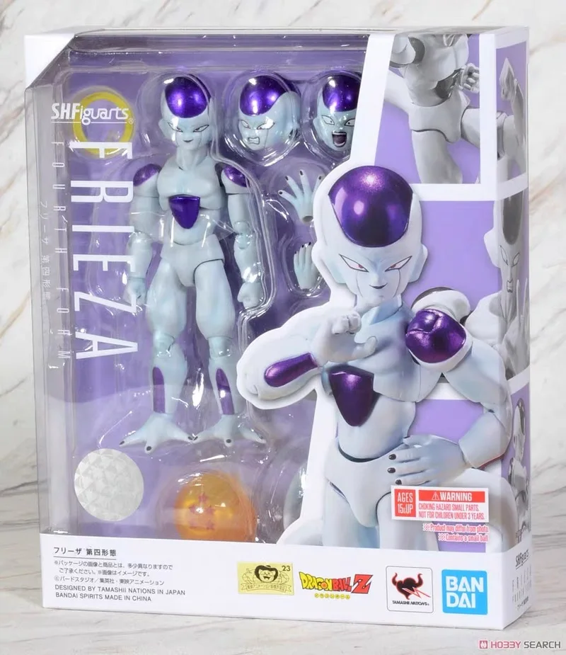 Bandai Original Dragon Ball Shf Frieza The Fourth Form Anime Figures Action Model Toys Children Birthday Gift Limited Cool Gifts