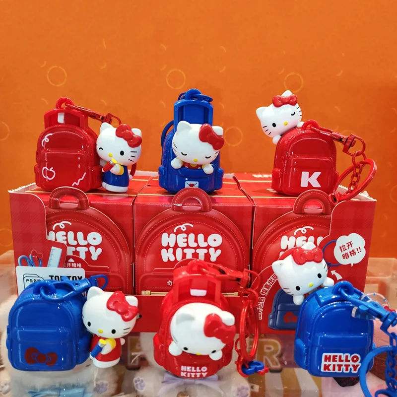

Оригинальные брелоки-сюрпризы Sanrio серии Magic Backpack Mini Blind Box: KT, My Melody, Pompompurin. Подвески для сумок. Подарок для фанатов аниме.