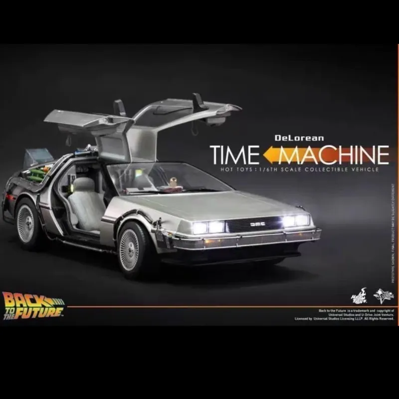 72cm Hottoys Ht 1/6 Mms636 Back-to-the-future 2 - 1:6 Scale Delorean Time Machine Collectible Vehicle Amazing Children Gifts