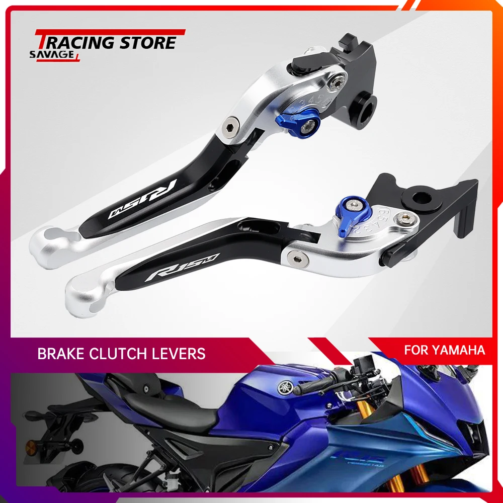 

YZFR15M 2022 Folding Brake Clutch Levers For YAMAHA YZF R15M YZF-R15M Motorcycle Accessories Handle Bar Extendable Motocross