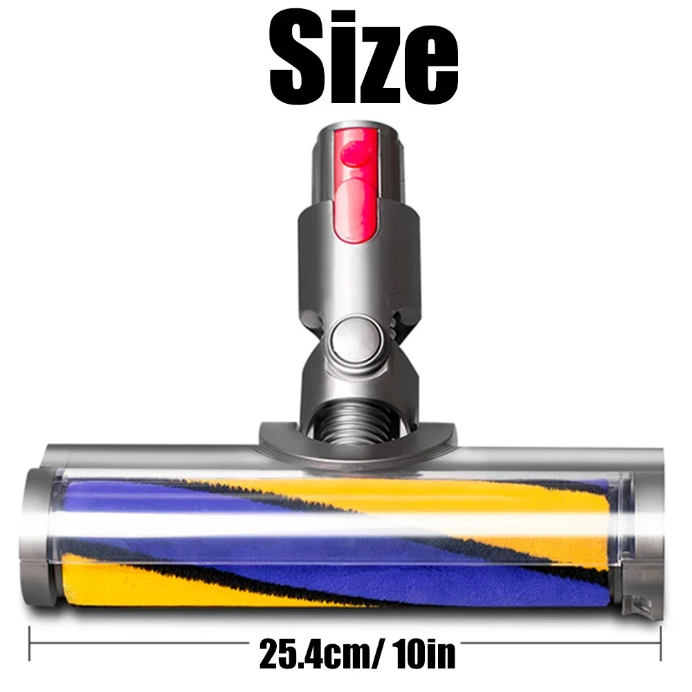 Для пылесоса Dyson V7 V8 V10 V11 V15, насадка для пола, насадка-щетка со светодиодом, освещает скрыту пыль и подходит для твердых полов