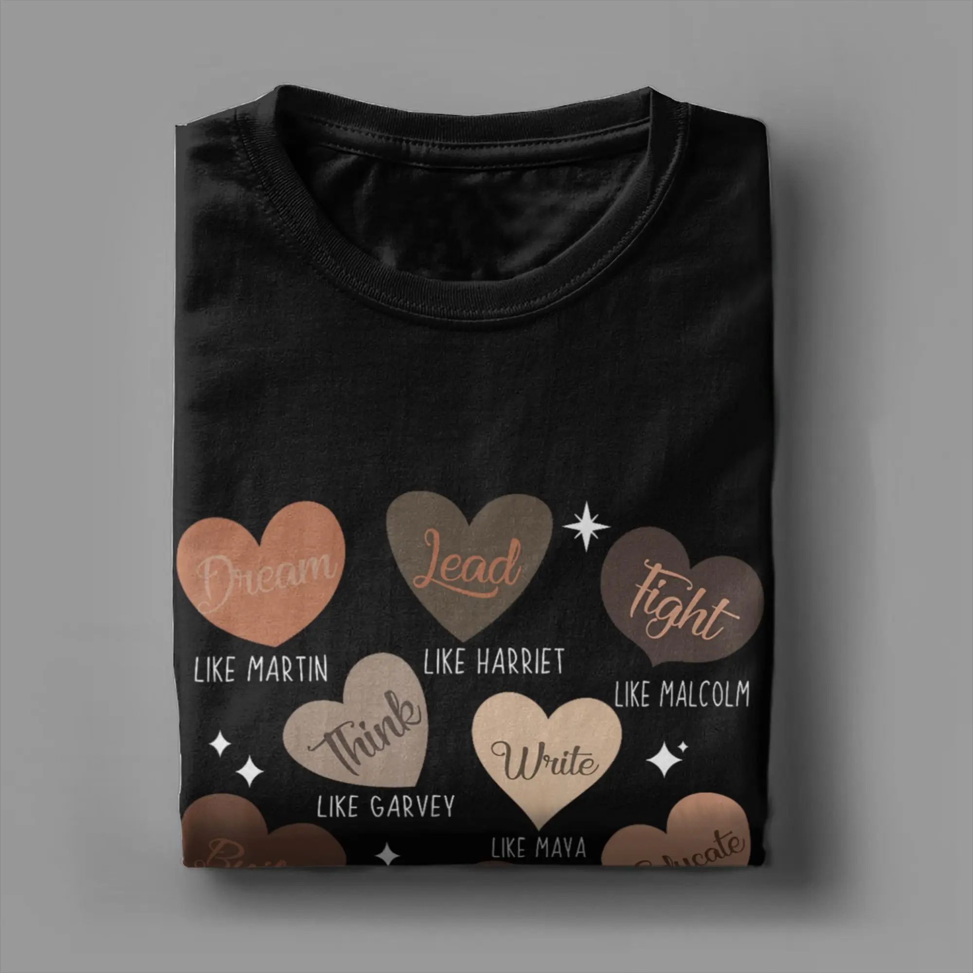 Casual T Shirt Summer Bhgytec Celebrating Black History History Trendy T-Shirts 100 Cotton Tee Shirt for Man Plus Size 6XL Tops
