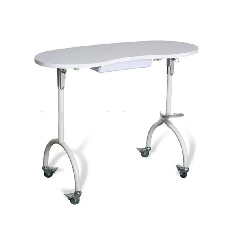 Fashion Light Single Double Seat Manicure Table Modern Simple Metal Salon Furniture Marble Art Nail Table