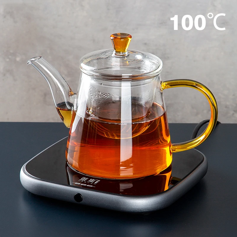 300W Cup Heater Mug Warmer 100°C Hot Tea Makers Electric Stove 3 Gear Temperature Warmer Coaster Heater for Coffee Heating Pad